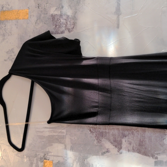 Soprano Black Asymmetrical Maxi Dress Size XS / S Extra Small / Small - Picture 2 of 3